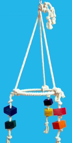 Cotton Hanging Pyramid: 3 Diameters Available